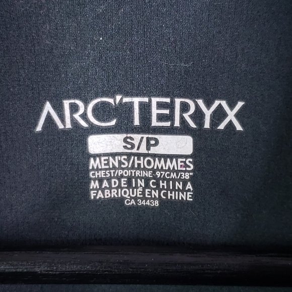 Arc'teryx Men's Sm Dark Olive Green Polartec Full Zip Knit Fleece Sweater Jacket - Picture 6 of 9